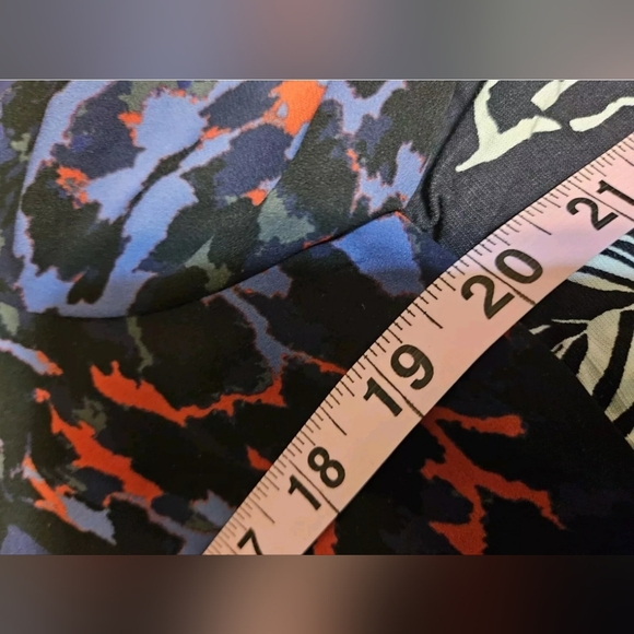 Don Caster Whimsigoth Color Splash Ruffle Neck Art-to-Weat Blouse 10 (M) - Picture 10 of 13